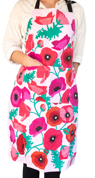 Apron - Poppies
