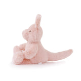 OB Designs - Little Soft Angora Plush Toy - Kangaroo Cotton