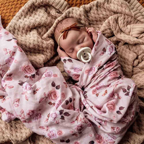 Organic Muslin Wrap - Blossom
