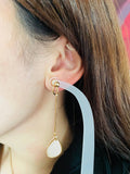 HxH Dangles - Teardrop Turquoise Marble
