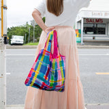 RO Reusable Shopping Bag - Rainbow Gingham