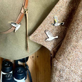 Bridget Farmer Enamel Pin In Flight - New Holland Honeyeater