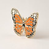 Happily Plants Pin - Butterfly Monarch