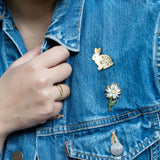 Happily Plants Pin - Rabbit