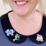 Jubly Umph Lapel Pin - Not Demure Just Hostile