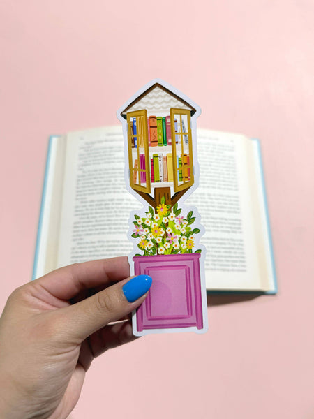 Die Cut Bookmark- Little Library