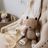 Pram Knitted Blanket - Australiana