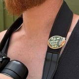 Bridget Farmer Enamel Pin - Ask Me Questions About Birds