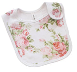 Organic Cotton Bib - Peony Rose