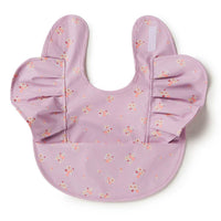 Frill Snuggle Bib - Lilac Bloom
