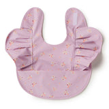 Frill Snuggle Bib - Lilac Bloom