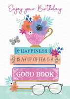 Debbie Edwards Card - Happy Birthday Books