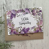 Card - With Deepest Sympathy Lilacs