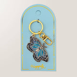 Bag Charm - Blue Morpho Butterfly