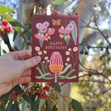 Australian Card - Wildflower Birthday Flora 3