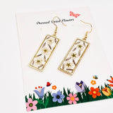 MQ Dangles - Daffodil Genuine Pressed Dried Flower Cuboid