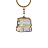 Keyring Metal - Jane Austen (Book Stack)