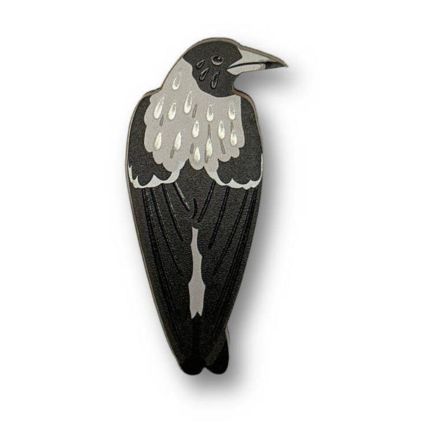 Selatan Brooch - Australian Magpie