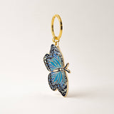 Bag Charm - Blue Morpho Butterfly