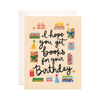Bloomwolf Card - Books for Bday
