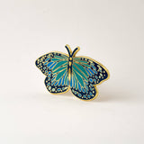 Happily Plants Pin - Butterfly Blue Morpho