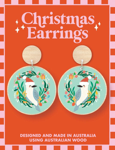 Christmas Earrings - Kookaburra