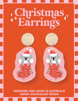 Christmas Earrings - Koala