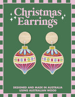 Christmas Earrings - Bauble
