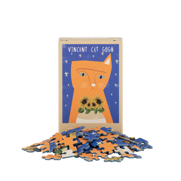 99 Pce Mini Jigsaw - Vincent Cat Gogh
