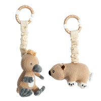 2pk Stroller Toy - Platypus & Wombat