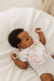 Organic Cotton Bib - Peony Rose
