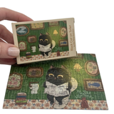 99 Pc Puzzle - The Puzzle Collab - Black Cat on The Toilet