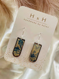HxH Dangles - D-Drop Blue China Silver