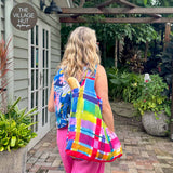 RO Reusable Shopping Bag - Rainbow Gingham