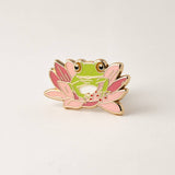 Happily Plants Pin - Tree Frog & Lily
