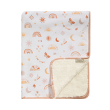 Jersey Sherpa Blanket - Bohemian Bliss