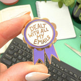 Jubly Umph Lapel Pin - Award Dealt With All My Emails