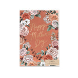 Typoflora Card - Mother's Day Rose