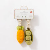 2pk Stroller Toys Mini Market Brunch - Carrot & Green Peas