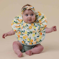 Frill Snuggle Bib - Citrus Squeeze