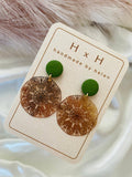 HxH Dangles - Starburst Green Jade