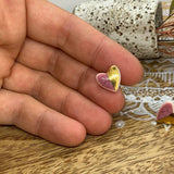 Studs - Pink and Gold