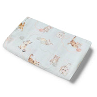 Organic Muslin Wrap - Kittens