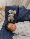 Koa the Koala Rattle Doll - Dusty Blue