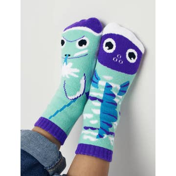 Pals Socks Kids Sml - Dolphin & Fish