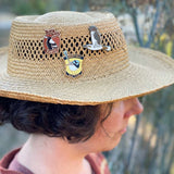 Bridget Farmer Enamel Pin - Mad About Magpies