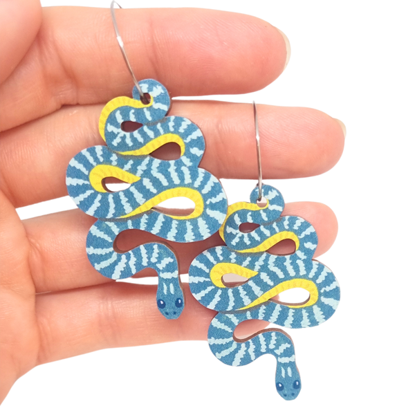 Australian Reptile Earrings - Snake