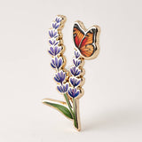Happily Plants Pin - Butterfly & Lavender