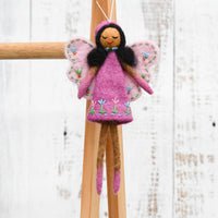 Felt Fairy Angel - Purple Dress