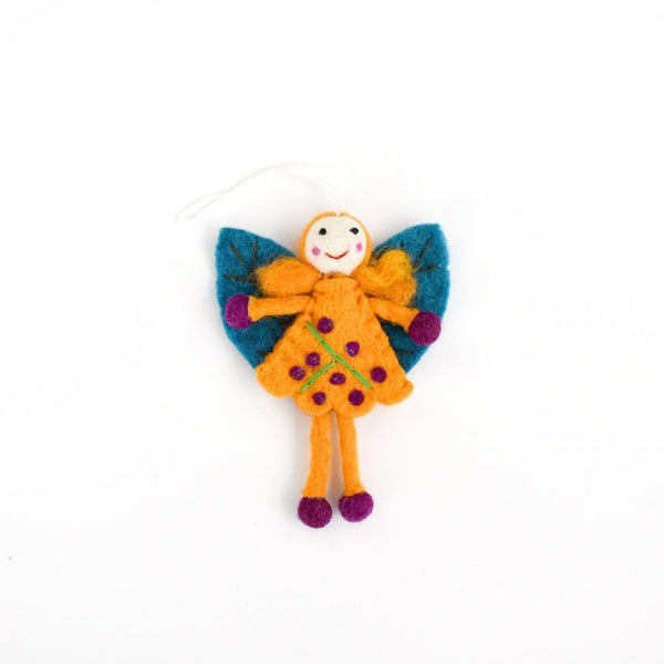 Felt Leaf Fairy - Yellow